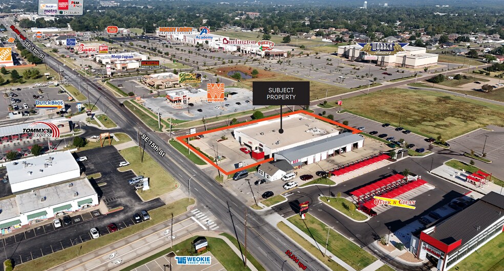 Primary Photo Of 6003-6007 SE 15th St, Midwest City General Retail For Sale