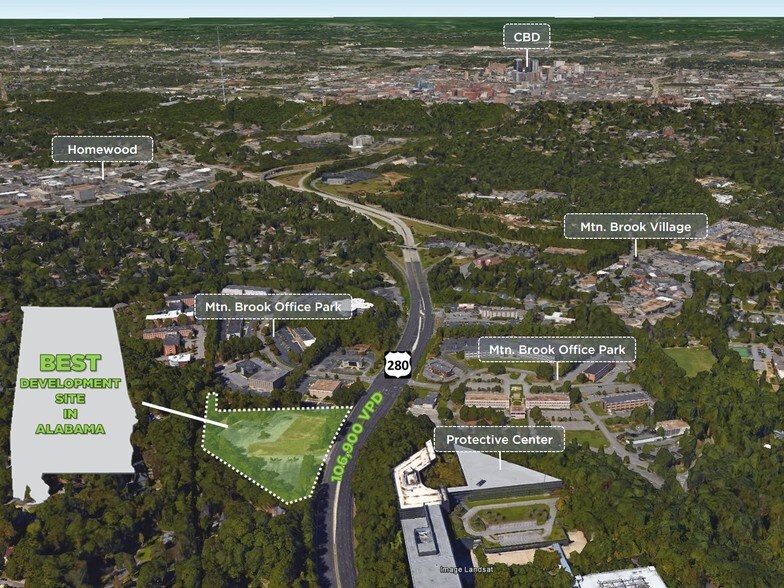 Primary Photo Of 2792 Highway 280 S, Mountain Brook Land For Lease
