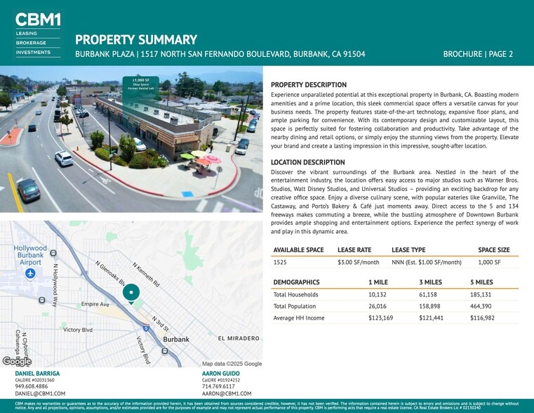 More Photos Of 1513-1527 N San Fernando Blvd, Burbank Storefront Retail Office For Lease