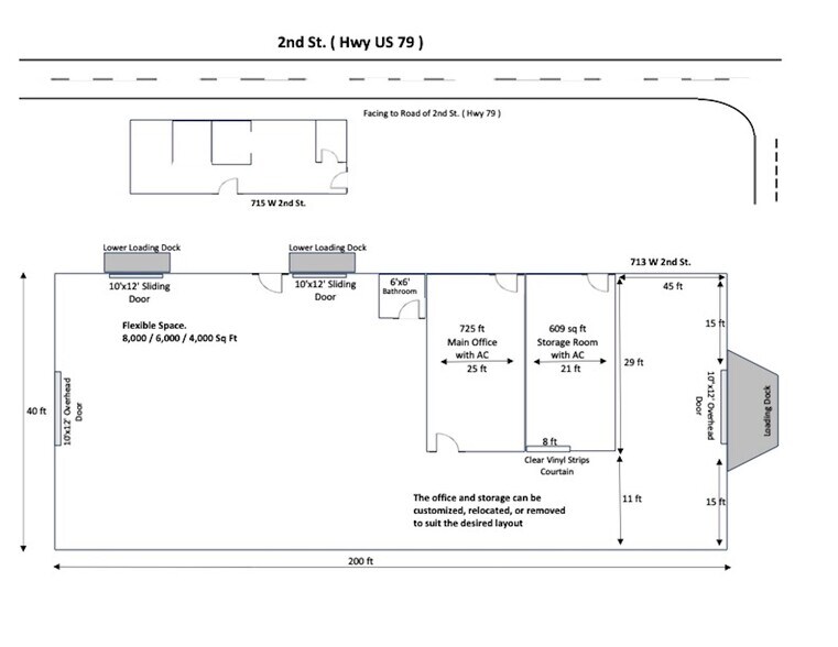More Photos Of 713 W 2nd St, Taylor Warehouse For Lease