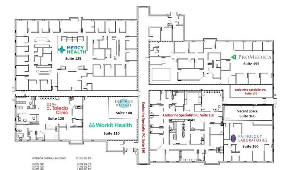 More Photos Of 6839-6855 Spring Valley Dr, Holland Medical For Lease