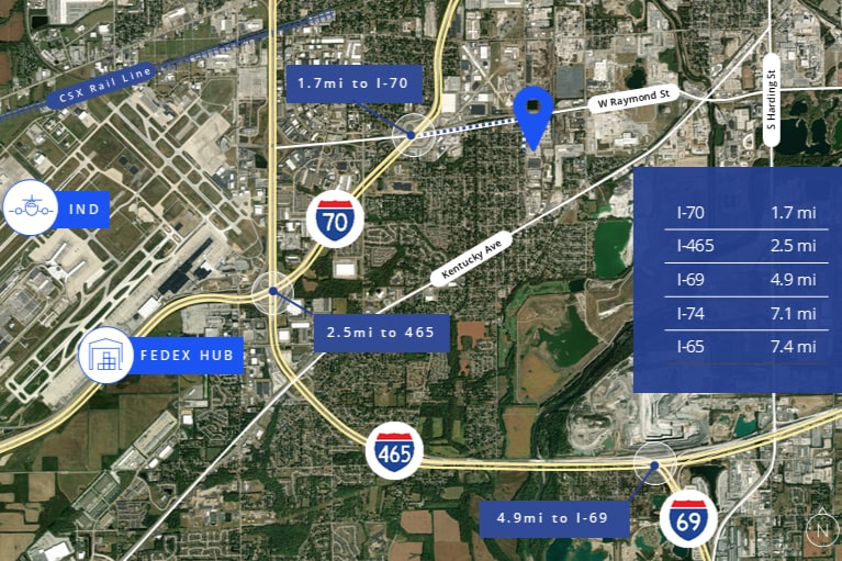 More Photos Of 2601 S Holt Rd, Indianapolis Land For Lease