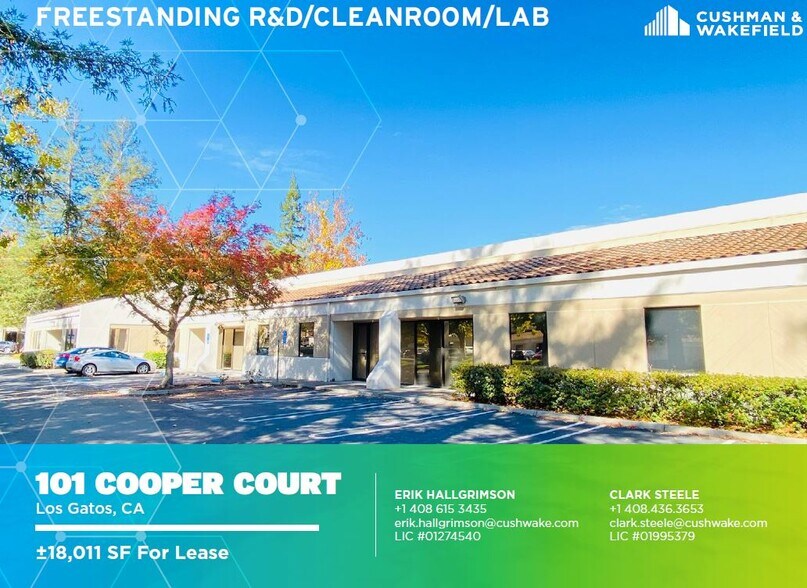 More Photos Of 101 Cooper Ct, Los Gatos Research And Development For Lease