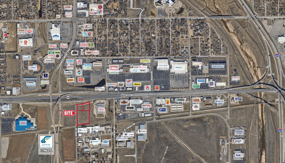 More Photos Of Kellogg Dr. @ Ridge Rd. East of SE/c, Wichita Land For Sale