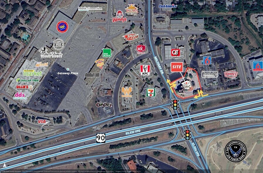 More Photos Of 6867 W US Hwy 90, San Antonio Fast Food For Lease