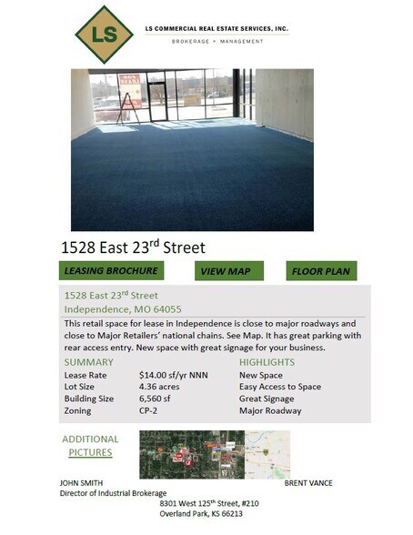 More Photos Of 1528 E 23rd St S, Independence Freestanding For Lease