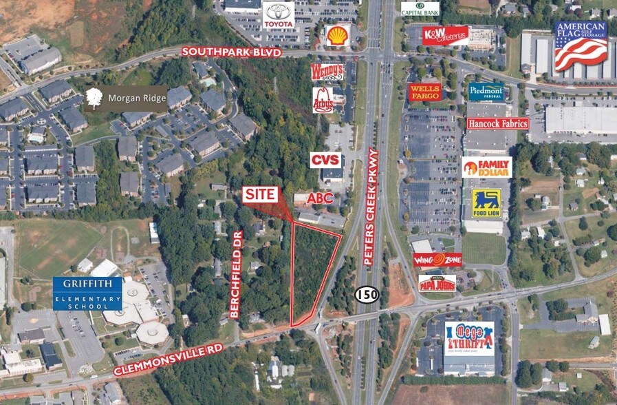 More Photos Of 3196 Peters Creek Pky, Winston-Salem Land For Sale