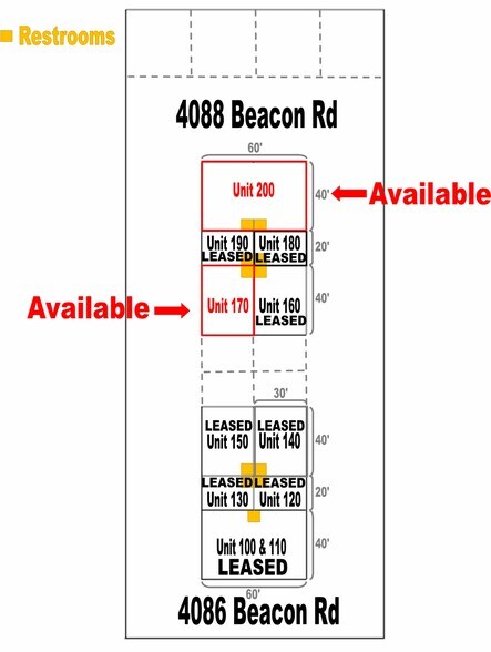 More Photos Of 4086-4088 Beacon Rd, Amarillo Warehouse For Lease