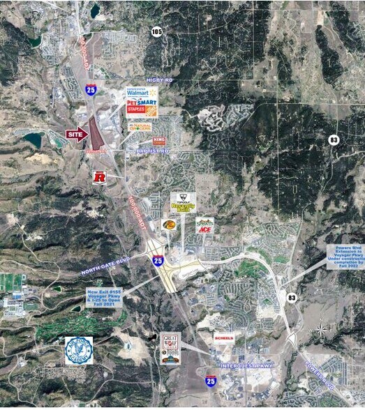 More Photos Of I 25 @ West Baptist Road, Monument Land For Sale