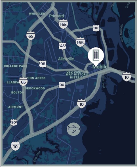 More Photos Of 201 Saint Louis St, Mobile Office For Sale