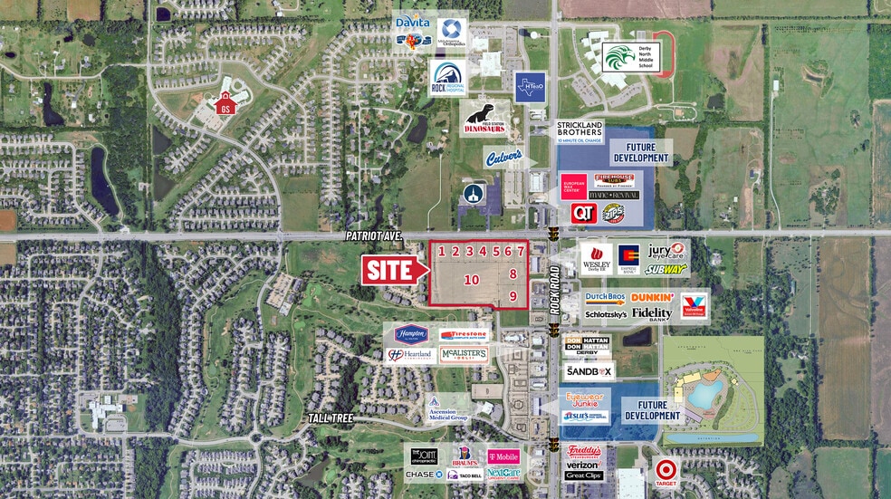 Primary Photo Of Patriot Ave @ Rock Rd., Derby Land For Sale