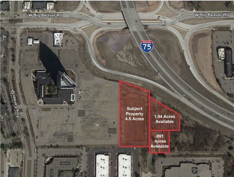 More Photos Of Big Beaver and I-75, Troy Land For Sale