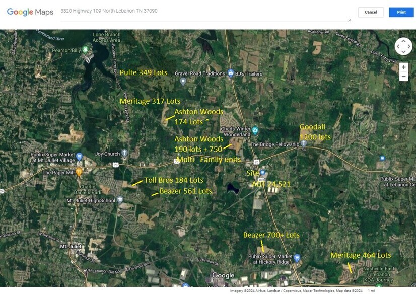 Primary Photo Of 3320 Tennessee 109, Lebanon Land For Sale