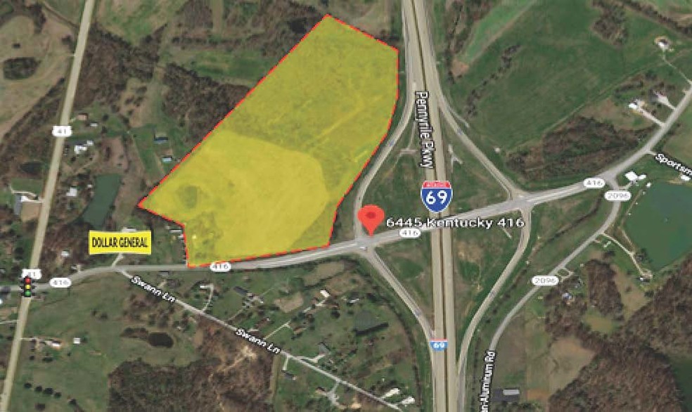 Primary Photo Of 6445 KY-416, Robards Land For Sale