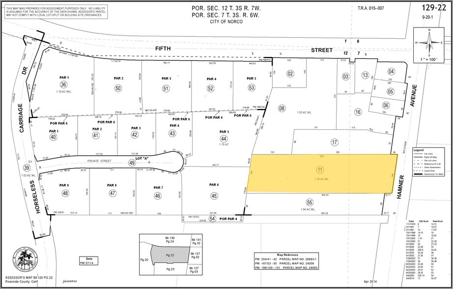 More Photos Of 3312 Hamner Ave, Norco Land For Lease