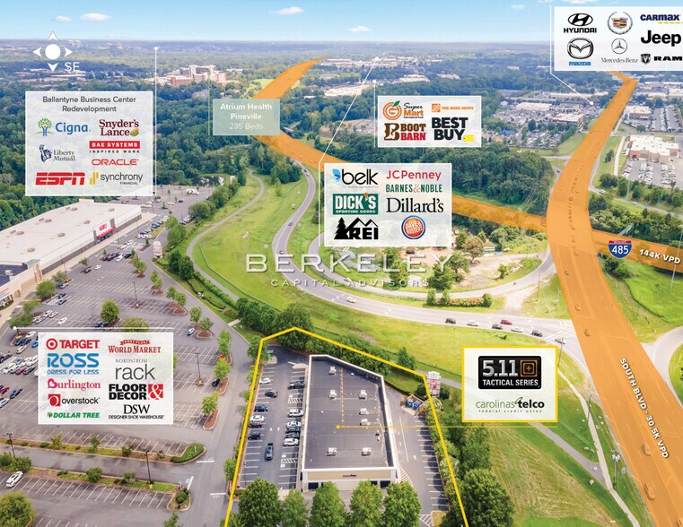 More Photos Of 9813 South Blvd, Charlotte Storefront Retail Office For Sale