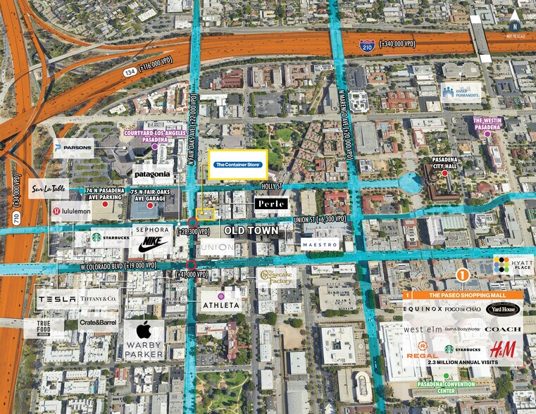 More Photos Of 60-64 N Fair Oaks Ave, Pasadena Storefront For Lease