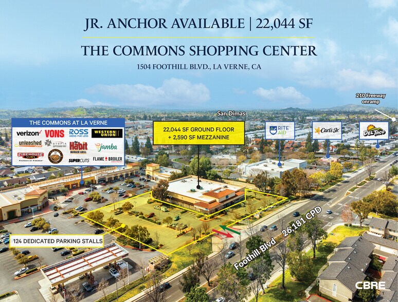 Primary Photo Of 1504-1600 Foothill Blvd, La Verne Unknown For Lease