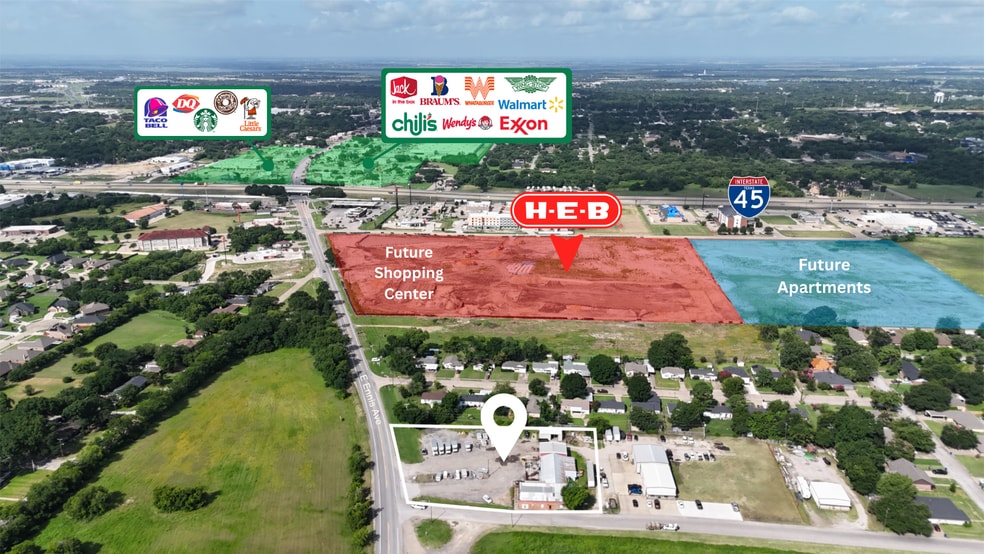 More Photos Of 1610 E Ennis Ave, Ennis Freestanding For Sale