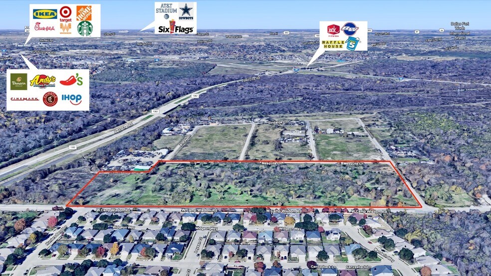 More Photos Of 8421 Camp Wisdom Road, Dallas Land For Sale