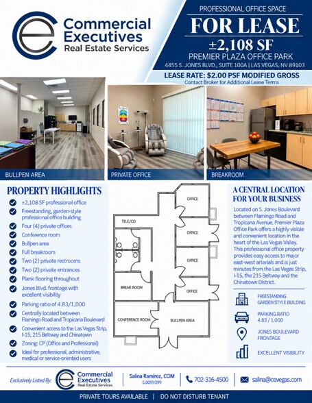 More Photos Of 4455 S Jones Blvd, Las Vegas Medical For Lease