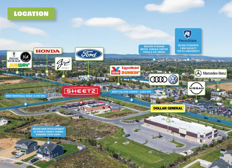 More Photos Of 3261 W College Ave, State College Convenience Store For Sale