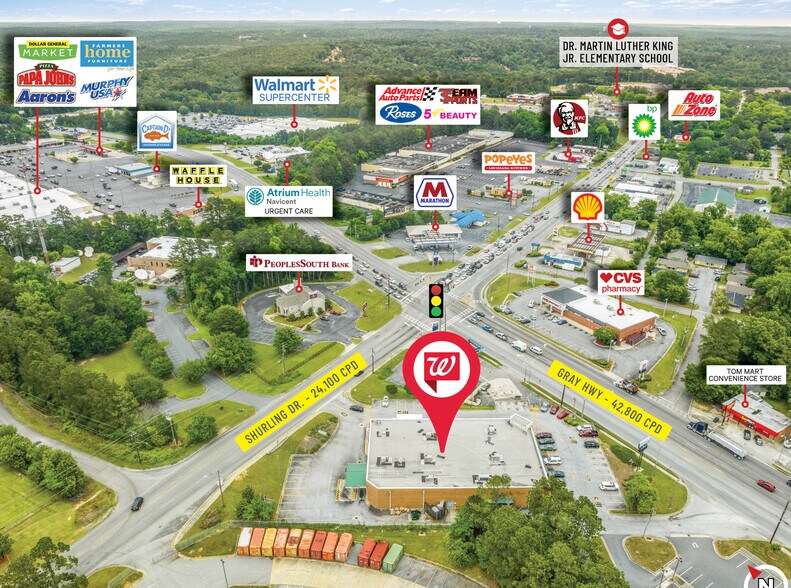 More Photos Of 1280 Gray Hwy, Macon-Bibb Drugstore For Lease