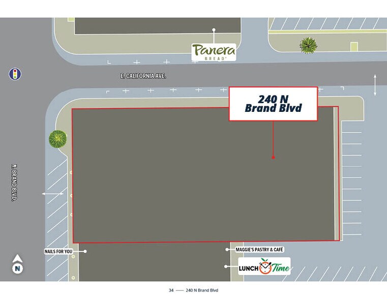 More Photos Of 240 N Brand Blvd, Glendale General Retail For Sale