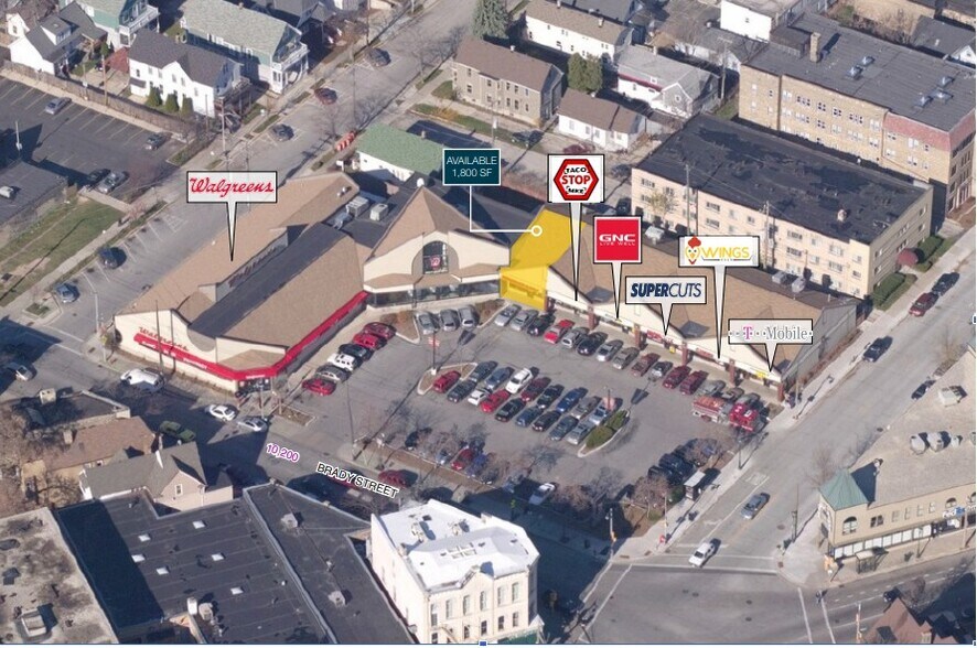 Primary Photo Of 1418-1438 E Brady St, Milwaukee Storefront For Lease