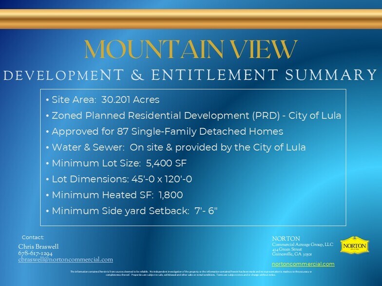 More Photos Of 5108 Mountain View, Lula Land For Sale