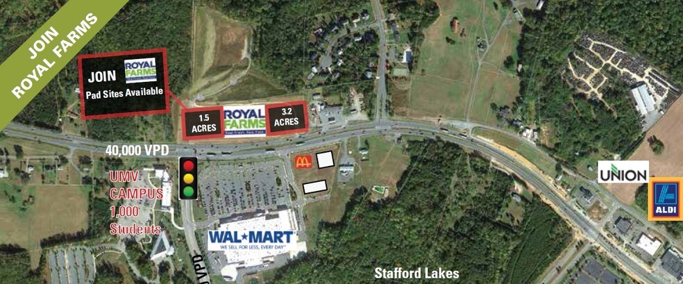 More Photos Of 1268 Warrenton Rd, Stafford Land For Lease