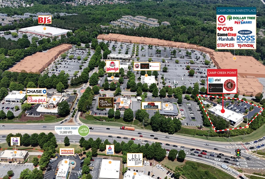 More Photos Of 3330 Camp Creek Pky, Atlanta Freestanding For Sale