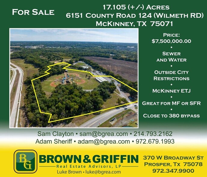 More Photos Of 6151 County Road 124, McKinney Land For Sale