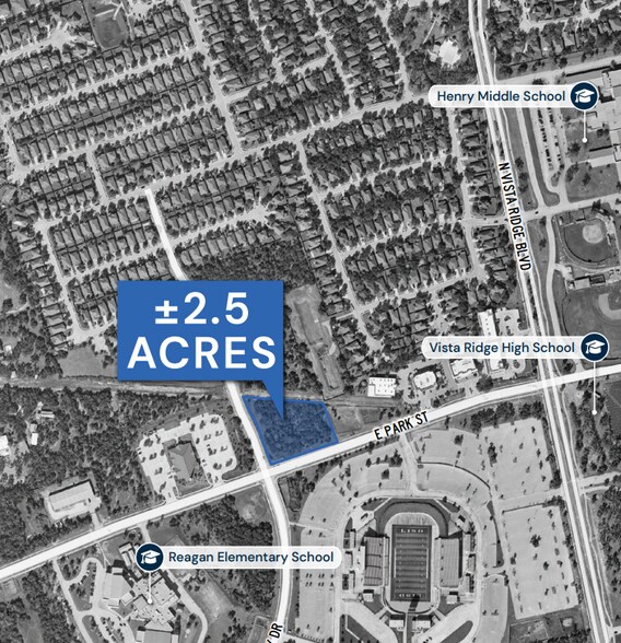 Primary Photo Of 2001 E Park St park, Cedar Park Land For Sale