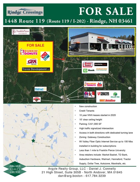 Primary Photo Of 1448 NH Route 119, Rindge Storefront Retail Office For Sale