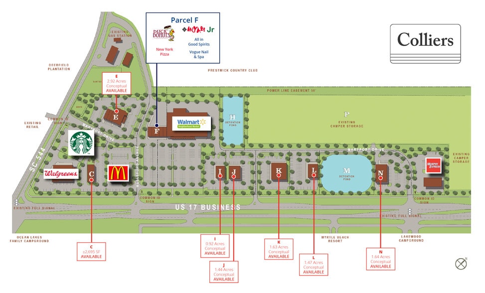 More Photos Of Highway 544 & Business 17, Myrtle Beach Land For Lease
