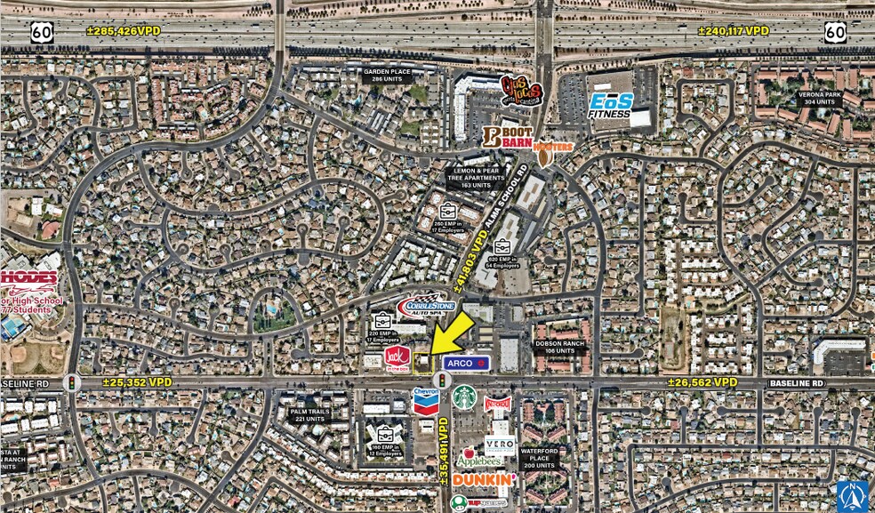 More Photos Of NWC Alma School Rd & Baseline Rd, Mesa Land For Lease