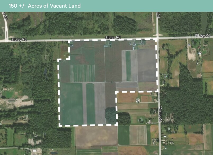 More Photos Of 33675 Sibley Rd, New Boston Land For Lease