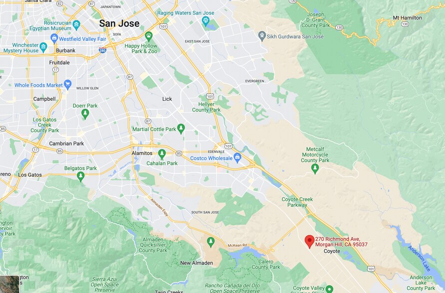 More Photos Of 270 Richmond Ave, Morgan Hill Land For Lease