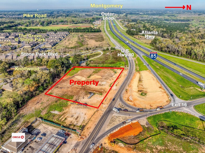 Primary Photo Of Waugh Station - U.S. Hwy 80, Pike Road, Pike Road Land For Lease