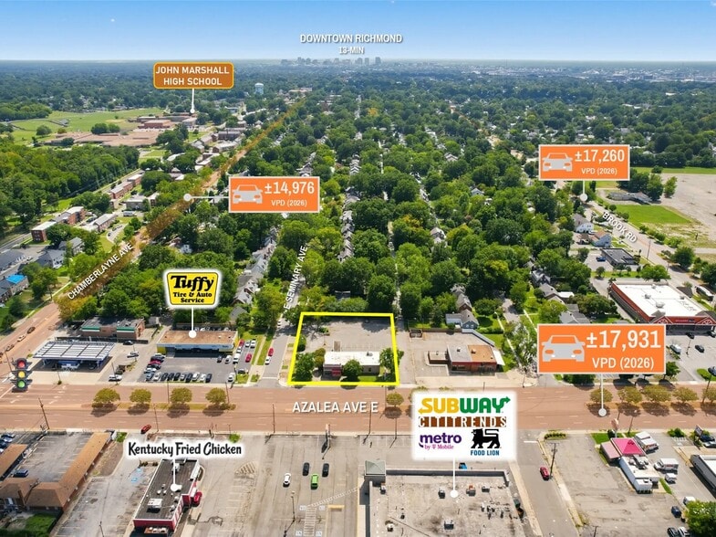 Primary Photo Of 1101 Azalea Ave, Richmond Bank For Sale