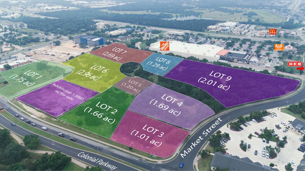 More Photos Of Colonial Pkwy, Cedar Park Land For Sale