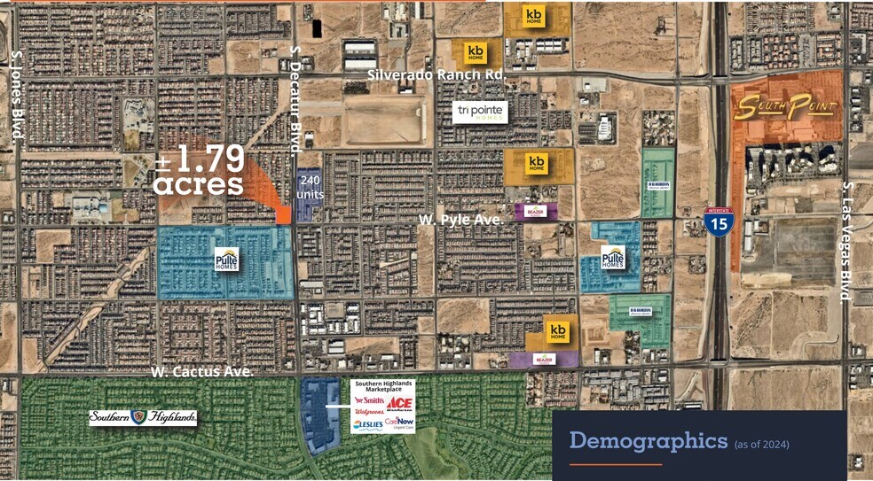 More Photos Of Decatur Blvd @ W. Pyle Avenue, Las Vegas Land For Sale