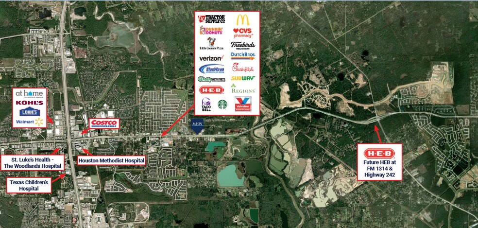 More Photos Of 10855 Highway 242, Conroe Freestanding For Sale