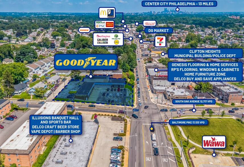 More Photos Of 273-281 W Baltimore Ave, Clifton Heights General Retail For Sale