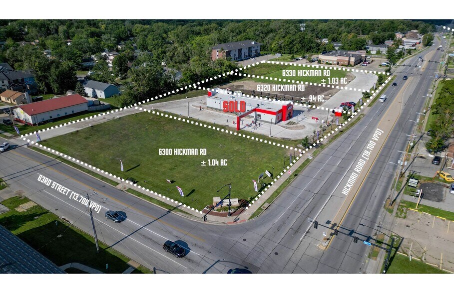 Primary Photo Of 6300-6330 Hickman Rd, Windsor Heights Land For Sale