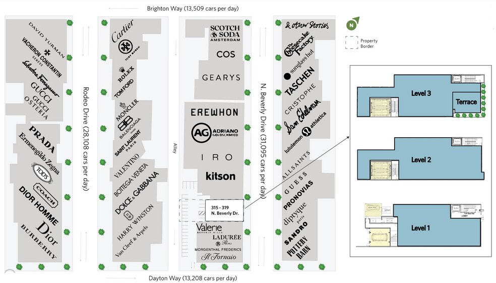 More Photos Of 315-319 N Beverly Dr, Beverly Hills Storefront For Lease