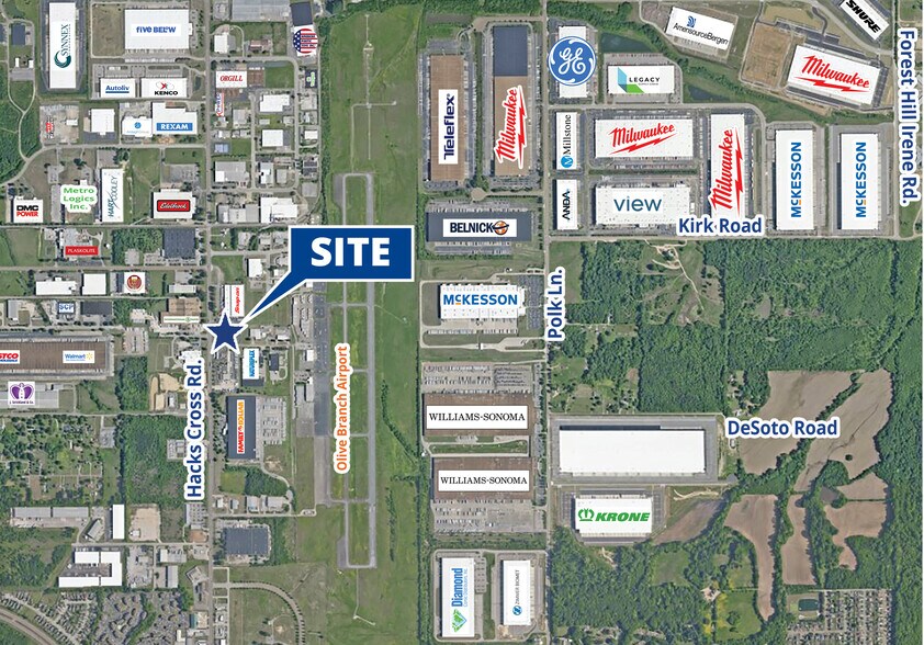 More Photos Of 8274 Hacks Cross Rd, Olive Branch Office For Lease