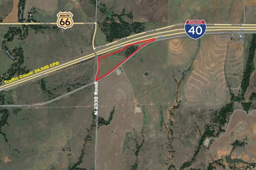 More Photos Of Route 66/I-40 & N 2330 Rd, Weatherford Land For Sale