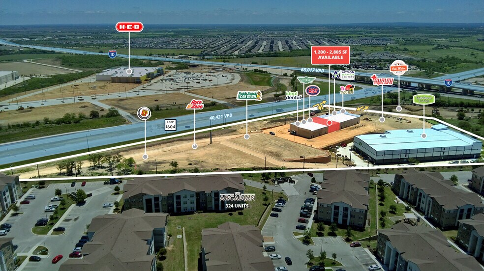 More Photos Of 1604 E at IH-10 E, Converse Storefront For Lease